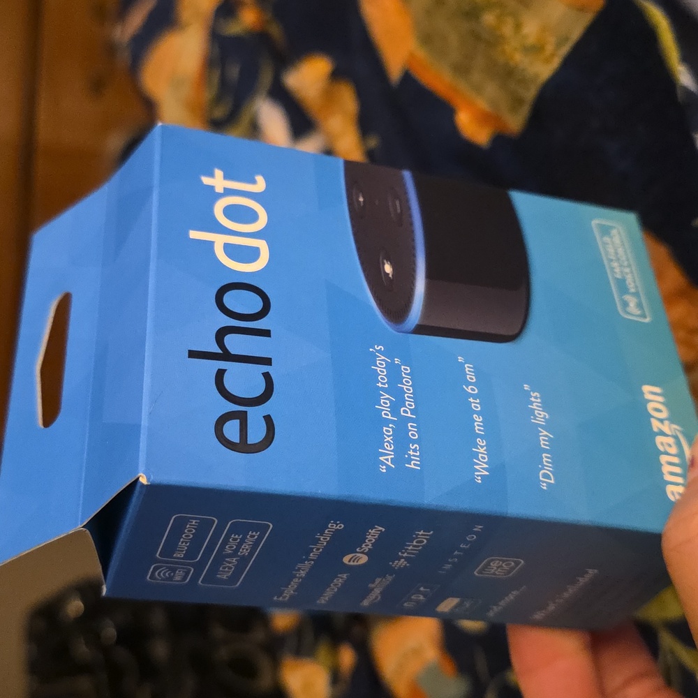 BRAND NEW Usb Charging Option Echo Dot Bluetooth Speaker Pairs W Alexa